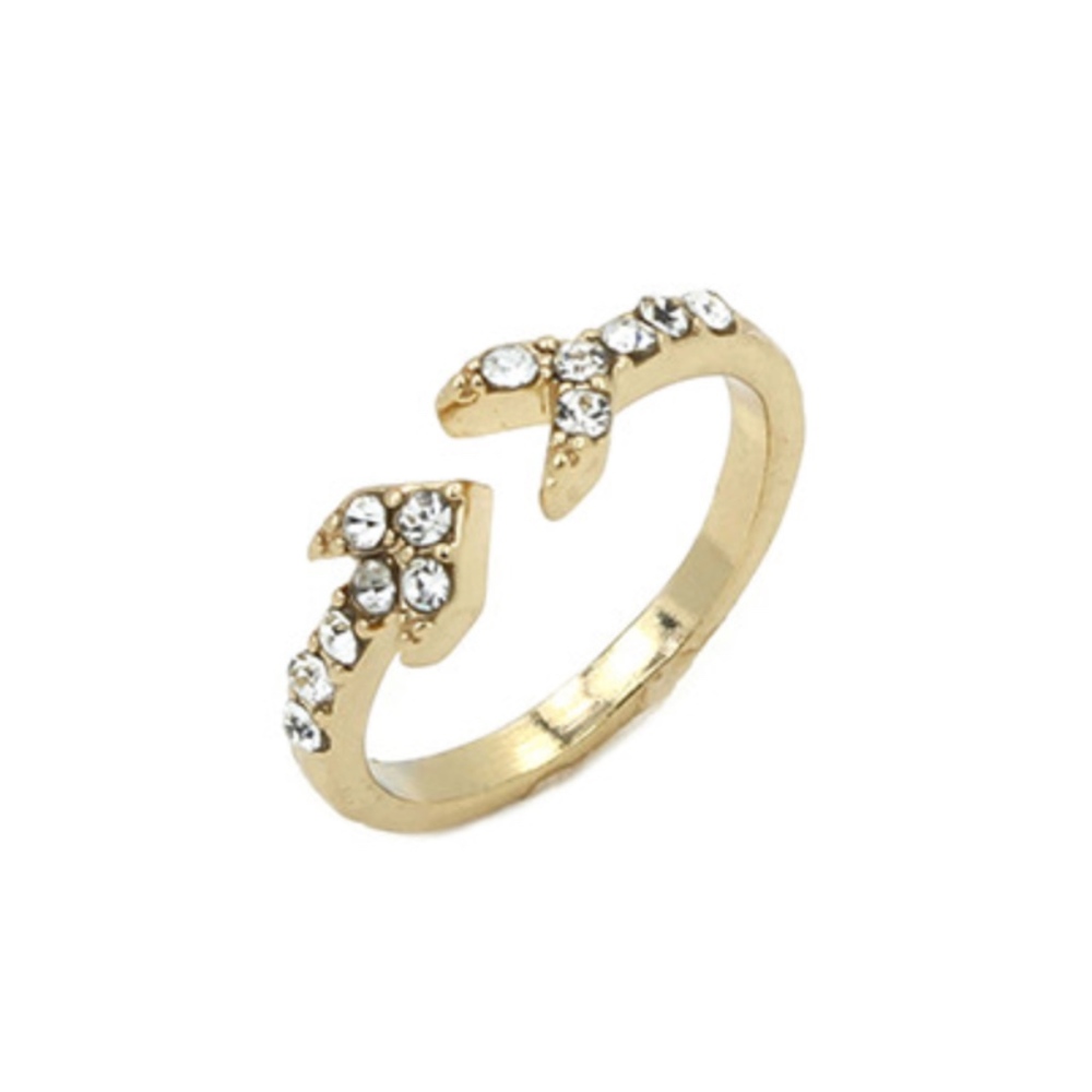 Gold Arrow Ring | Jewelrystorm
